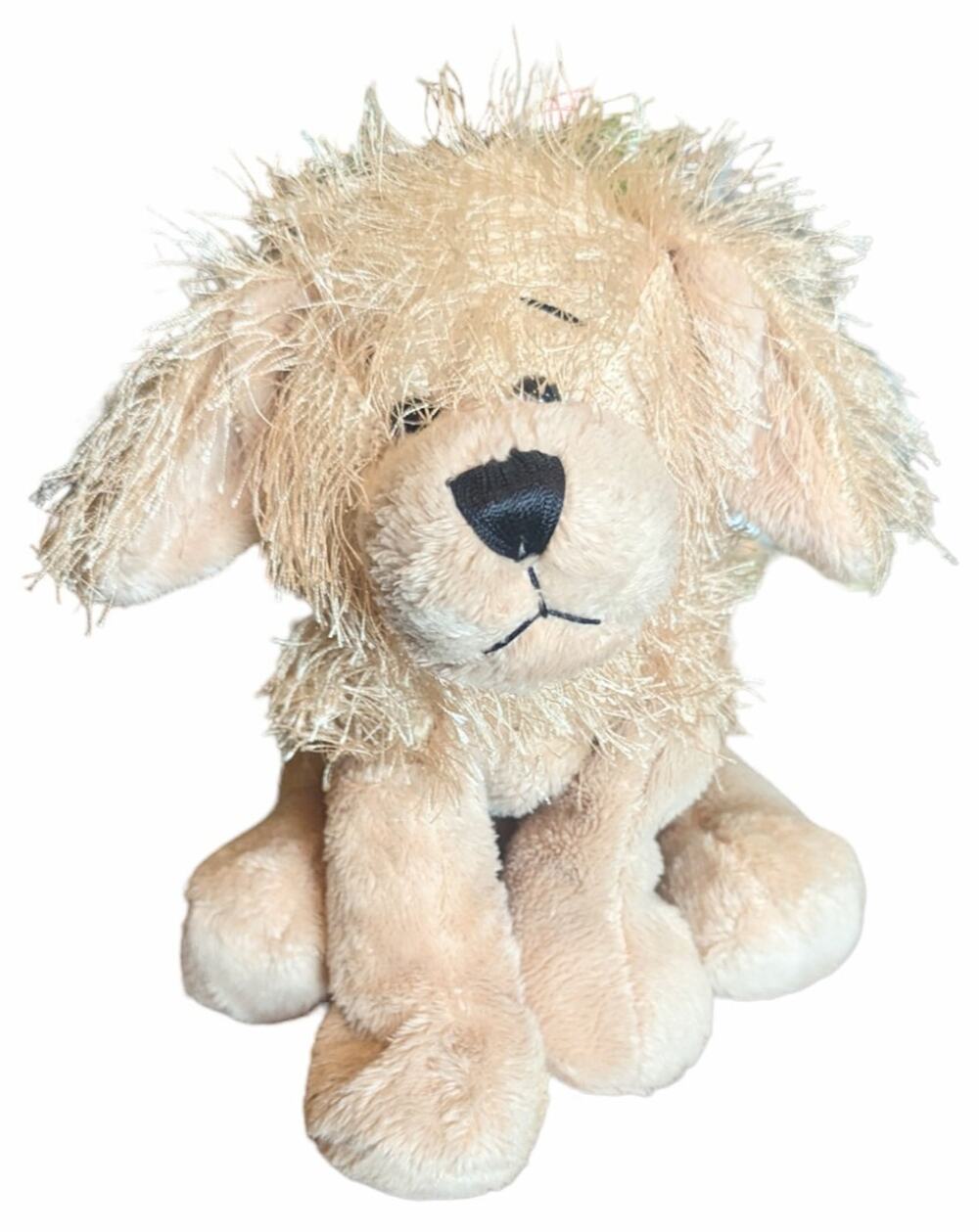 Ganz Webkinz Off White Puppy Dog Plush Stuffed Animal 8" No Tag Code